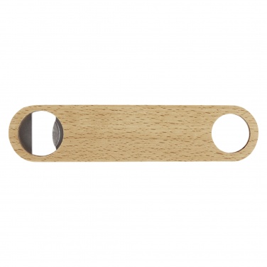 Logo trade promotional giveaways picture of: Origina wooden bottle opener